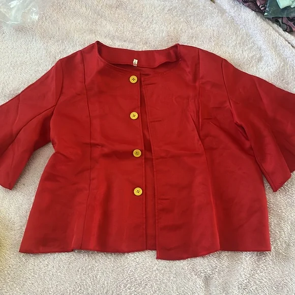 Luffy cosplay cardigan and sash - Picture 2 of 4